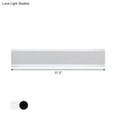 GobekUsa Minimalist LED Wall Sconce Light in Black/White - Perfect for Bedchamber