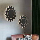 GobekUsa Minimalistic LED Wall Sconce: Acrylic Black/White Finish, Warm/White Light