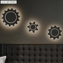 GobekUsa Minimalistic LED Wall Sconce: Acrylic Black/White Finish, Warm/White Light