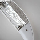 GobekUsa Modern Black/White Curved Shade LED Wall Sconce - Stylish Aluminum Lamp for Bedroom