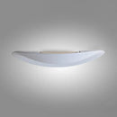 GobekUsa Modern Black/White Curved Shade LED Wall Sconce - Stylish Aluminum Lamp for Bedroom