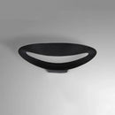 GobekUsa Modern Black/White Curved Shade LED Wall Sconce - Stylish Aluminum Lamp for Bedroom