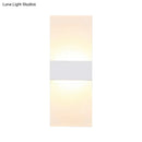 GobekUsa Minimalist Black/White Rectangular LED Sconce Light - Thinnest Wall Mounted Lamp in Warm/White Light - 11.5"/16" W