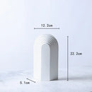 GobekUsa Geometric Ceramic Semicircular Arch Decor Figurines Home Decor Accessories