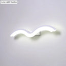 GobekUsa Minimalist Black/White Wavelet LED Wall Sconce with Frosted Diffuser, Available in 16", 23.5", or 31.5" Lengths