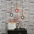 GobekUsa Glass Ball Pendant Lamp LED Hanging Light for Minimalist Living Room