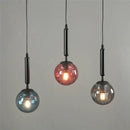 GobekUsa Glass Ball Pendant Lamp LED Hanging Light for Minimalist Living Room