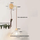 GobekUsa Clear Glass LED Wall Light with Pull Chain Switch