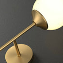 GobekUsa Gold LED Wall Lamp: Minimalist Cream Glass Sconce Light for Dining Room