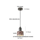 GobekUsa Copper Yellow LED Pendant Light Fixture for Dining Room and Kitchen