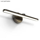 GobekUsa Metal LED Wall Light for Bath with Simple Style and Elliptical Sconce Fixture