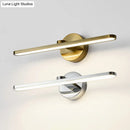 GobekUsa Metal LED Wall Light for Bath with Simple Style and Elliptical Sconce Fixture