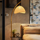 GobekUsa Bamboo Design LED Floor Lamp Nordic Minimalism Living Room Light