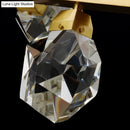 GobekUsa Minimalist Brass LED Gemstone Hanging Light for Dining Room - Crystal Island Lighting