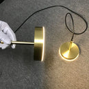 GobekUsa Brass LED Pendant Lights for Modern Nordic Style Bedroom and Dining Room