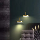 GobekUsa Brass LED Pendant Lights for Modern Nordic Style Bedroom and Dining Room