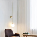 GobekUsa Glass Ball LED Wall Lights Modern Nordic Indoor Sconces for Living Dining Bedroom
