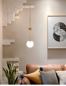 GobekUsa Glass Ball LED Wall Lights Modern Nordic Indoor Sconces for Living Dining Bedroom