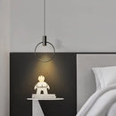 GobekUsa Brass Ring Chandeliers: Dimmable Lighting Fixtures for Bedroom, Restaurant, Kitchen