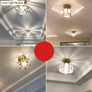 GobekUsa Minimalist Brass Semi Flush Mount with Scalloped Metal - Single-Bulb Flush Mount Lighting