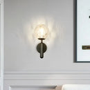 GobekUsa Minimalist Glass Globe Wall Mount Light Fixture for Bedroom Wall Lighting