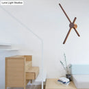 GobekUsa Brown Metal Post Modern Wall Sconce - Stylish Living Room Lighting