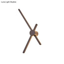 GobekUsa Brown Metal Post Modern Wall Sconce - Stylish Living Room Lighting