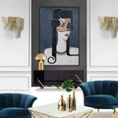 GobekUsa Minimalist Brass Wall Light: Tiered Scalloped Crystal Fixture with 3 Bulbs