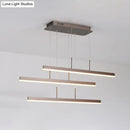 GobekUsa Minimalist Acrylic 3-Tiered Pendant Light for Dining Room or Kitchen Island - Coffee with LED Illumination