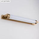 GobekUsa Bronze LED Wall Light Sconce for Minimalist Bathroom Vanity Lighting