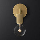 GobekUsa Minimalist Bronze Wall Sconce with Glass Shade Options