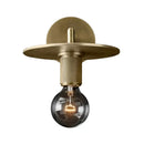 GobekUsa Minimalist Bronze Wall Sconce with Glass Shade Options