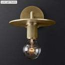 GobekUsa Minimalist Bronze Wall Sconce with Glass Shade Options