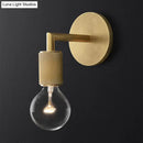 GobekUsa Minimalist Bronze Wall Sconce with Glass Shade Options