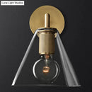 GobekUsa Minimalist Bronze Wall Sconce with Glass Shade Options