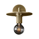 GobekUsa Minimalist Bronze Wall Sconce with Glass Shade Options