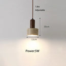 GobekUsa Cream Wind LED Pendant Lamp: Simple Modern Nordic Ceiling Lighting