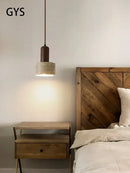 GobekUsa Cream Wind LED Pendant Lamp: Simple Modern Nordic Ceiling Lighting