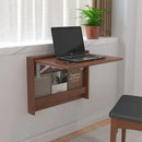 GobekUsa Compact Corner Desk for Home Office Study and Bedroom, Foldable Computer Table