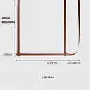 GobekUsa BELT LED Pendant Lamp: Minimalist Leather Hanging Light for Dining Room Home Decor