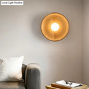 GobekUsa Wooden Tray-Style Wall Sconce - Minimalist 1 Head Light Fixture for Living Room