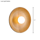 GobekUsa Wooden Tray-Style Wall Sconce - Minimalist 1 Head Light Fixture for Living Room