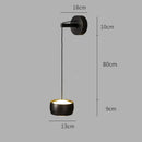 GobekUsa Copper Adjustable LED Wall Lamp for Bedroom Reading