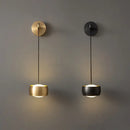 GobekUsa Copper Adjustable LED Wall Lamp for Bedroom Reading