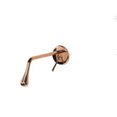 GobekUsa Brushed Gold Basin Faucet, Hot & Cold Mixer Tap, In-Wall Water Drop Faucet