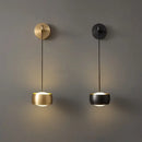 GobekUsa Copper Adjustable Wall Lamp for Bedroom LED Reading Light