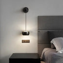 GobekUsa Copper Adjustable Wall Lamp for Bedroom LED Reading Light
