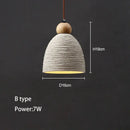 GobekUsa Concrete Ceiling Hanging Pendant Chandelier for Bedroom, Restaurant, and Bar