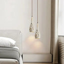 GobekUsa Concrete Ceiling Hanging Pendant Chandelier for Bedroom, Restaurant, and Bar