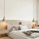 GobekUsa Concrete Ceiling Hanging Pendant Chandelier for Bedroom, Restaurant, and Bar